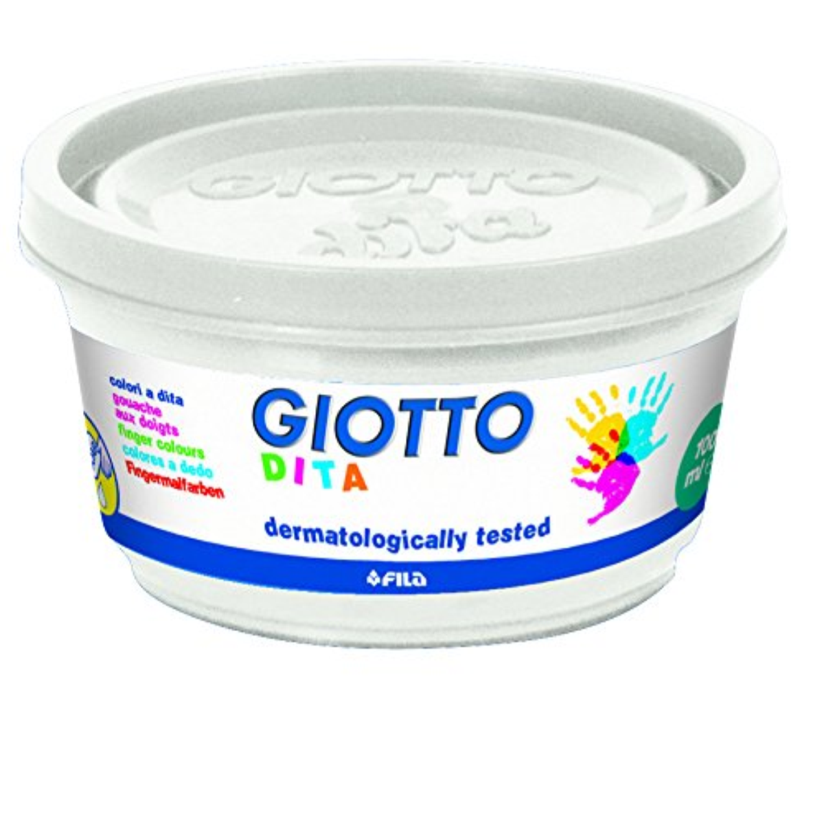 Set 6 barattoli colori a dita 100 ml Giotto - FI534100