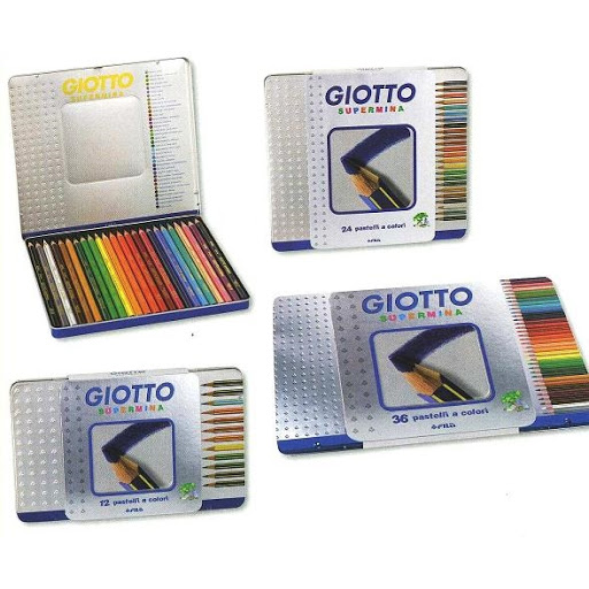 Pastelli - Giotto Supermina - 36 matite con mina da 3,8 mm - Cartolibreria  Gianna