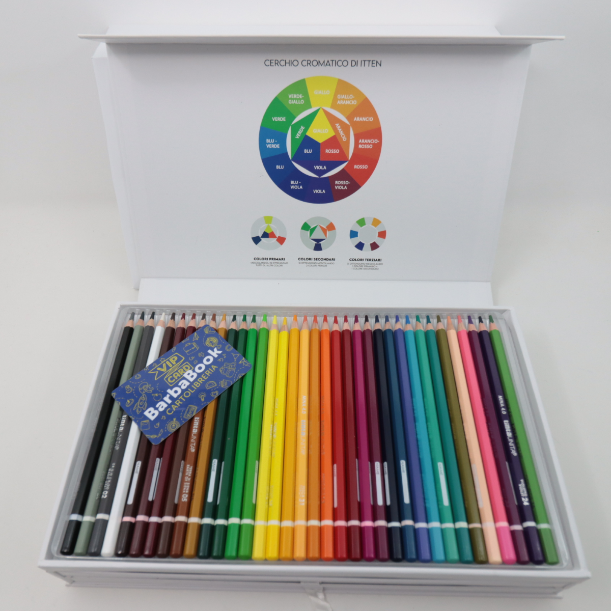 Tinta Unita Valigetta Maxi 108 Colori Pastelli a matita Colori classici  fluo pastello- : : Cancelleria e prodotti per ufficio