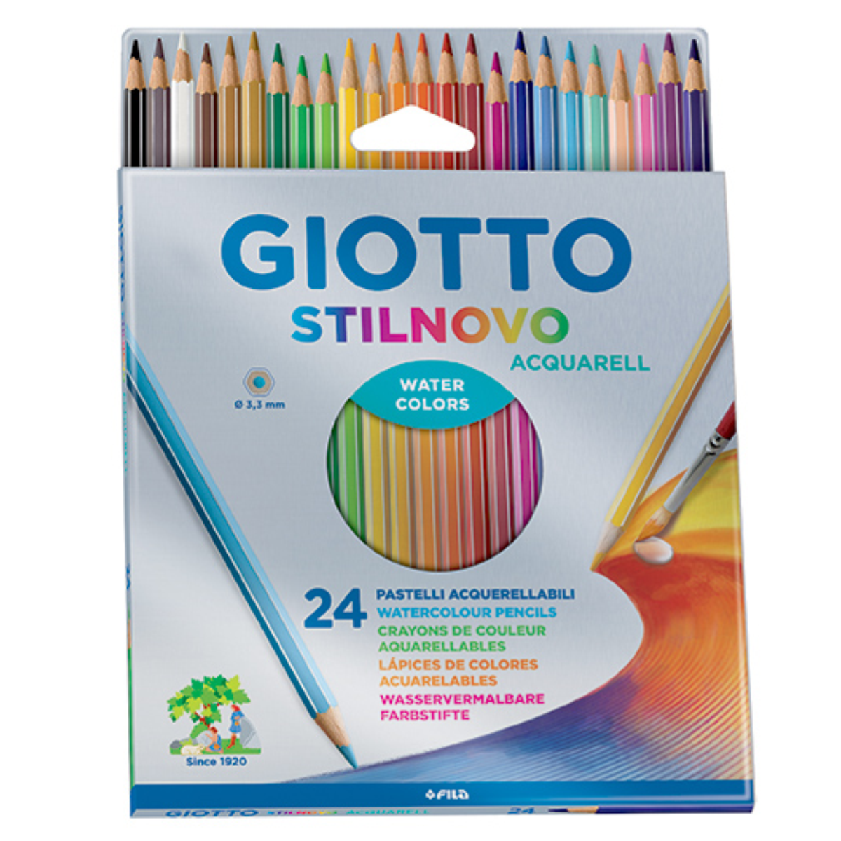 Colori a matita Giotto Stilnovo 12 colori